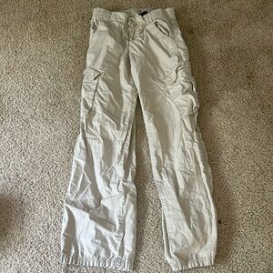 low rise cargo pants